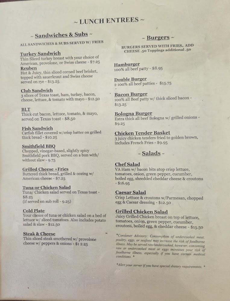 Patsy's Menu image 1