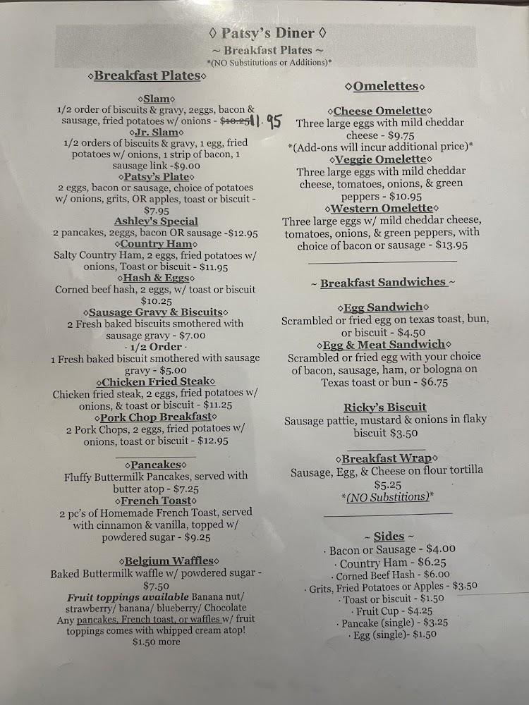 Patsy's Menu image 4